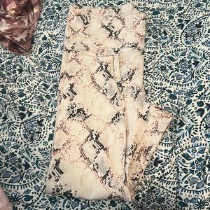 Fabletics Snakeskin Print Leggings